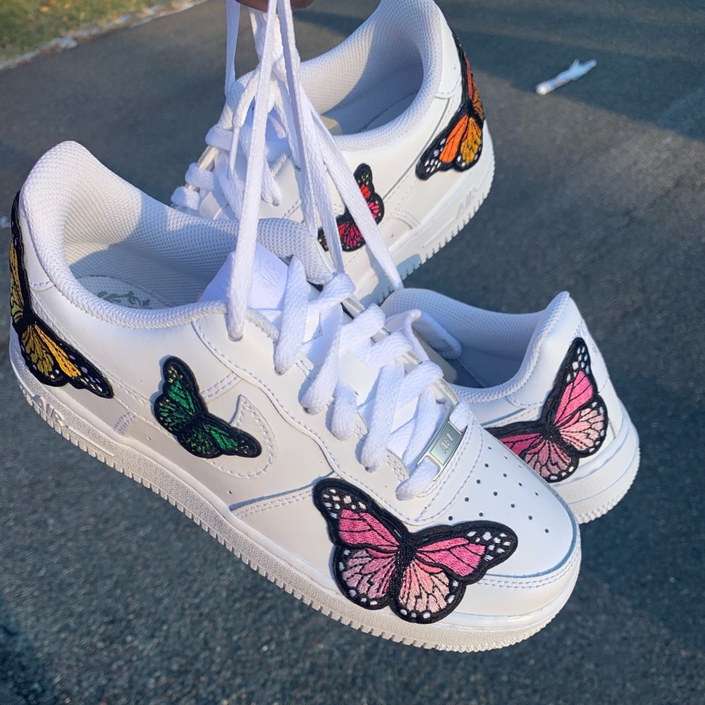 Customized Low Top Butterfly Air Force One Custom